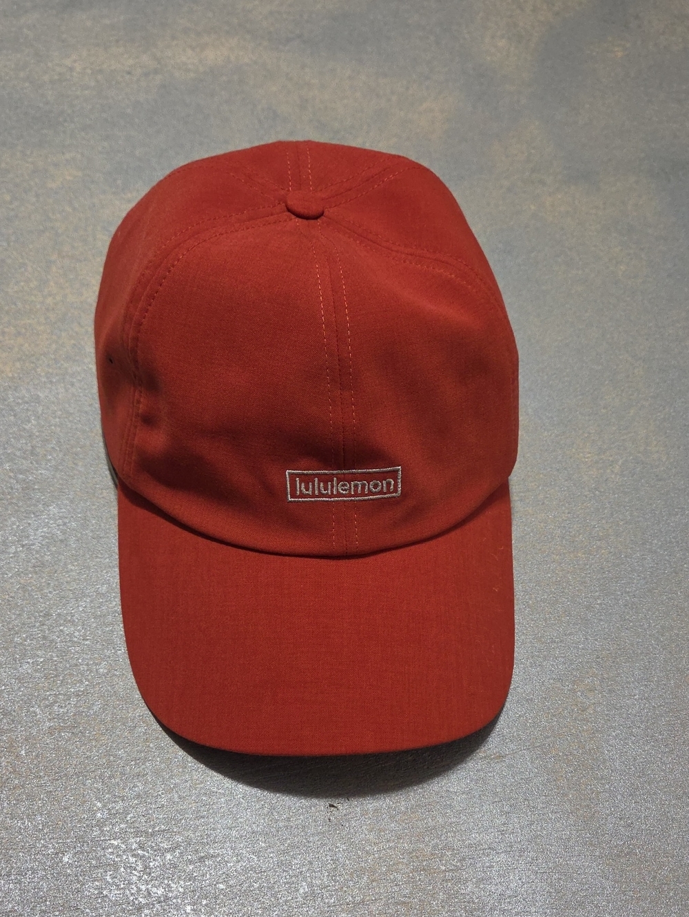 lululemon athletica rust orange baseball cap